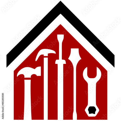 Creative Construction Roof Icon