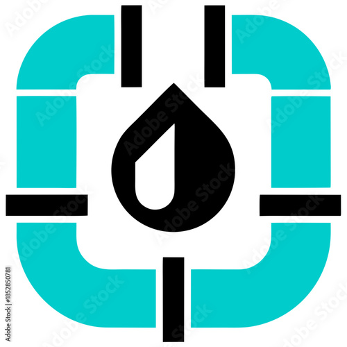 Water Droplet Handyman Icon