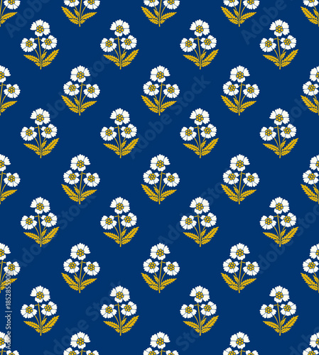Fotografie Seamless Elegant Floral Pattern for Digital Textile Print | Vintage Flower All O