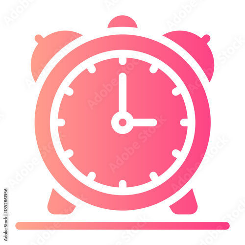 alarm gradient icon