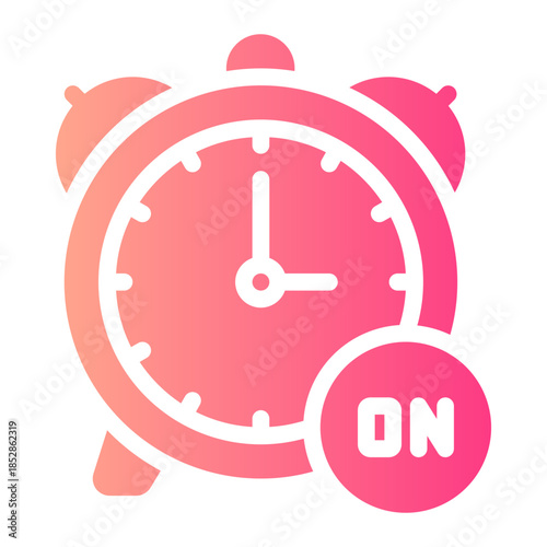 on time gradient icon