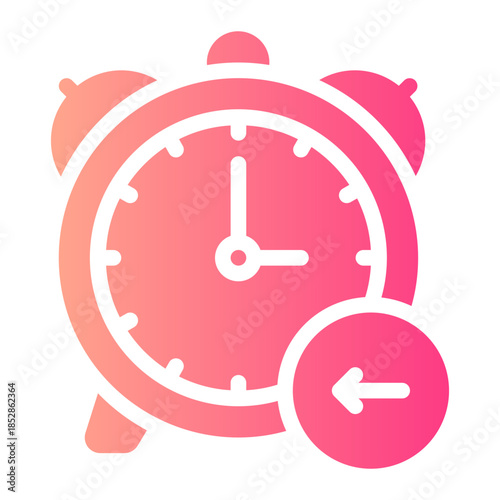 reduce time gradient icon