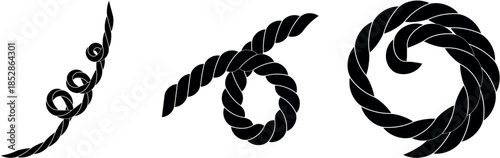 Decorative rope designs and swirls