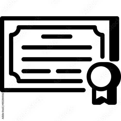 Prize Certificate Icon