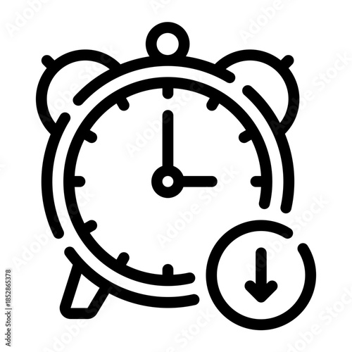 reduce time line icon