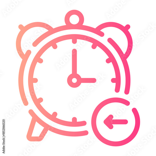 reduce time gradient icon