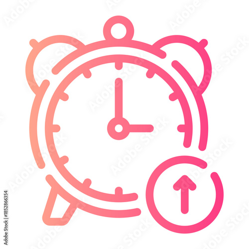 up arrow gradient icon