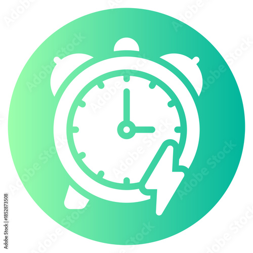 fast time gradient icon