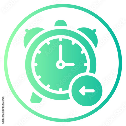 reduce time gradient icon
