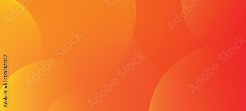 Minimal geometric background. Orange elements with fluid gradient. Dynamic shapes composition. Eps10 vector