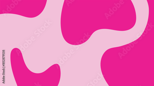 Vector illustration of a pink baby girl background featuring a heart pattern and floral elements for a Valentine card design with decorative circle shapes and a love concept wallpaper frame