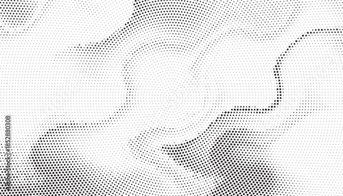Halftone background vector, abstract backdrop design with two tone pattern and copy space for edit your content