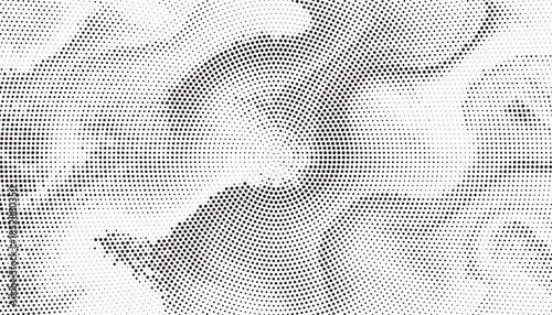 Halftone background vector, abstract backdrop design with two tone pattern and copy space for edit your content