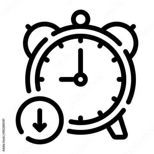 reduce time line icon