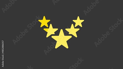 Shining Star: A radiant cluster of five-pointed stars gleam against a dark background, evoking a sense of excellence and distinction.