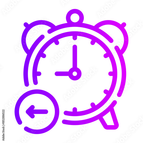 reduce time gradient icon