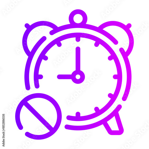 silent gradient icon