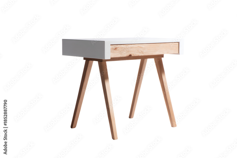 Fototapeta premium Minimalist Wooden Side Table