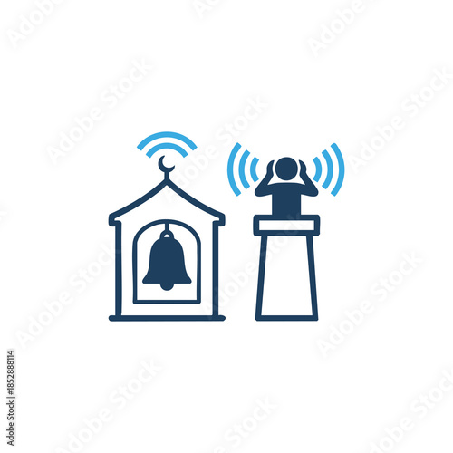 adhan prayer call islamic notification icons