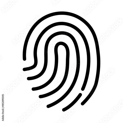 Minimal black and white security and privacy icon set featuring passwords, Face ID, fingerprint authentication, data protection, secure payments, access control and warning symbols. Ideal for websites