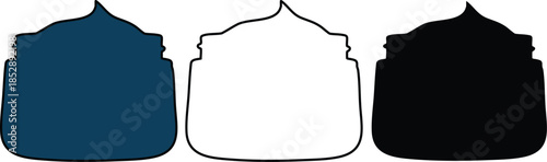 Brake Pads Set Isolated on White Background