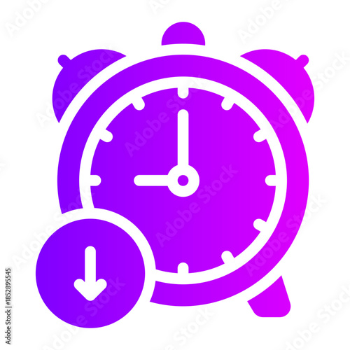 reduce time gradient icon