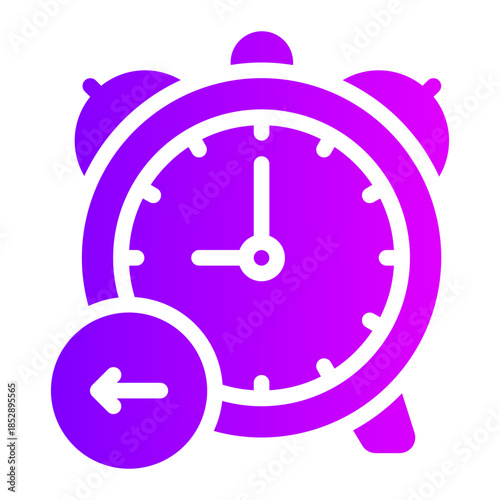 reduce time gradient icon