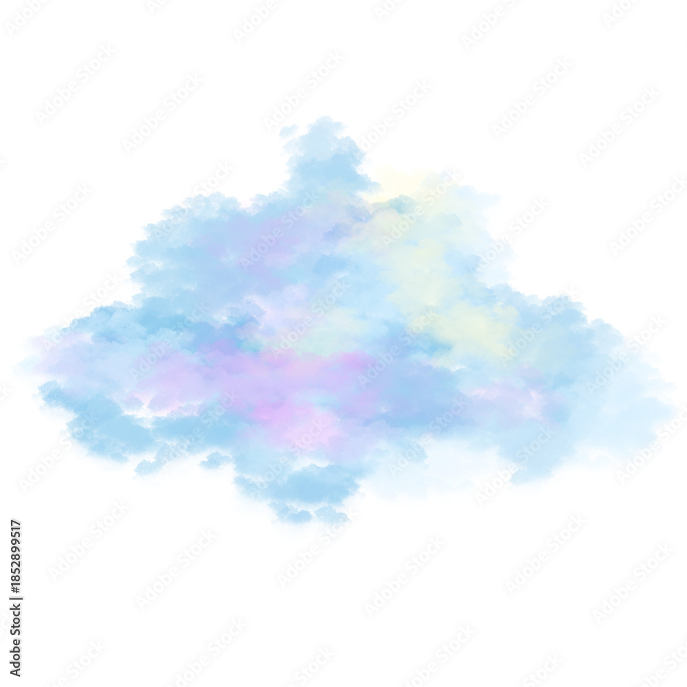 Fototapeta premium Cloud water color