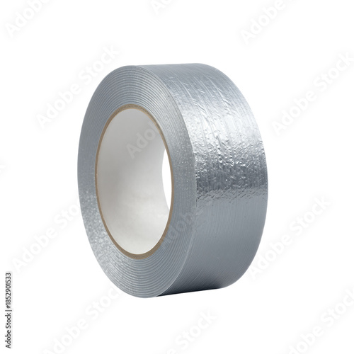 Roll of silver aluminum foil tape