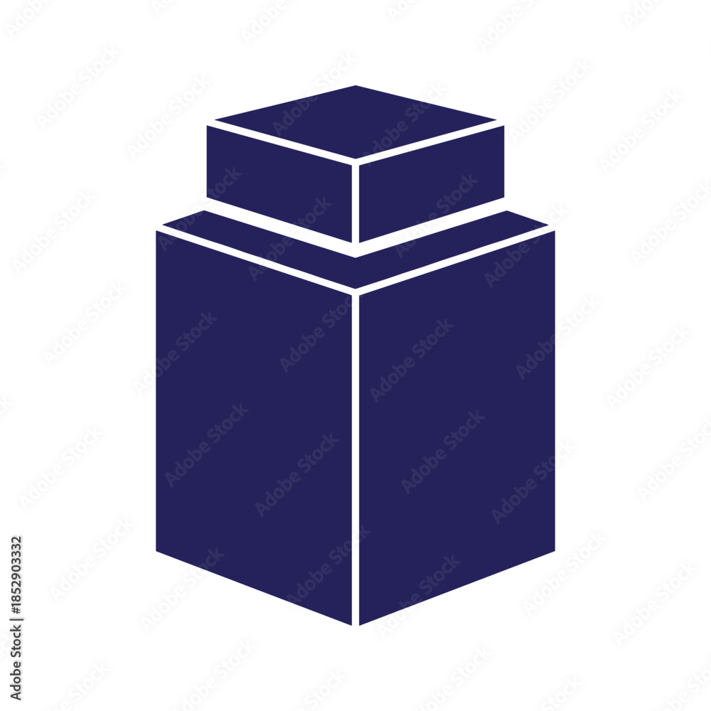 Fototapeta premium 3D Box Illustration