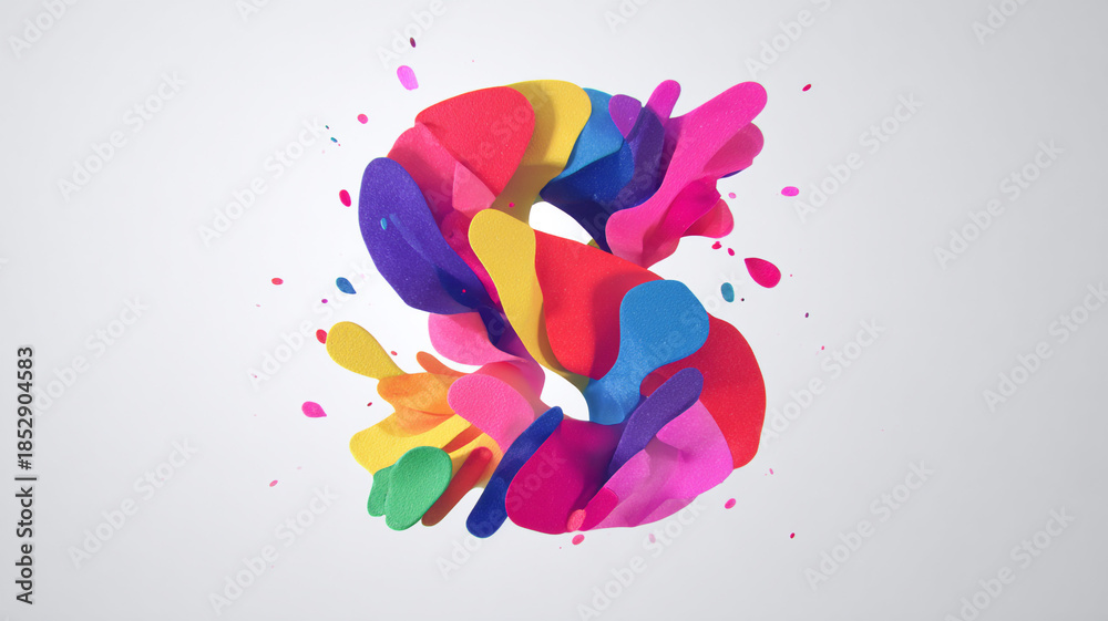 Fototapeta premium abstract watercolor background with splashes