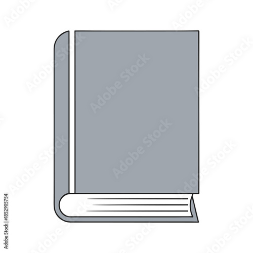 Free Download Simple gray book illustration - GFXLoad