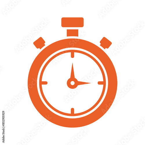 Orange Stopwatch Icon