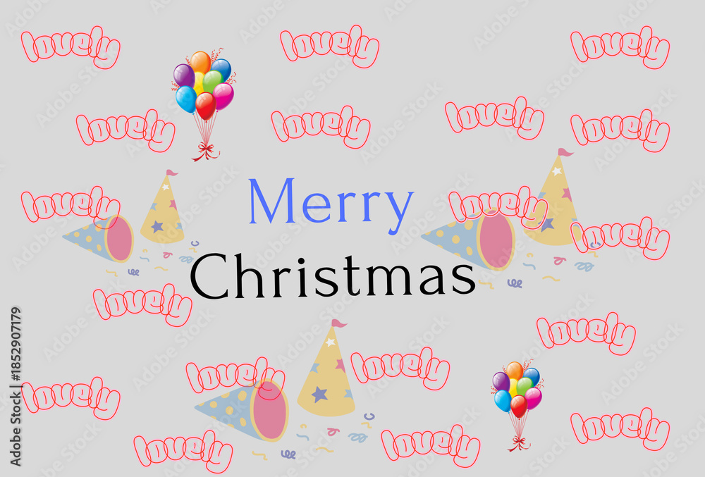 Fototapeta premium Mery Christmas 