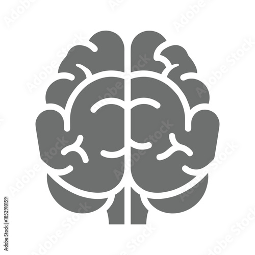 Human brain illustration