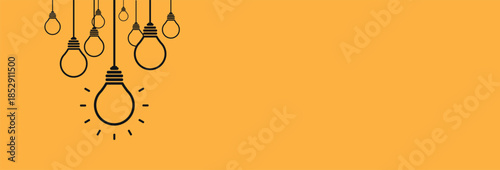 think different, idea concept on color background