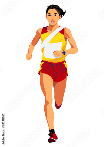 女子駅伝ランナー