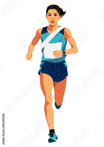 女子駅伝ランナー