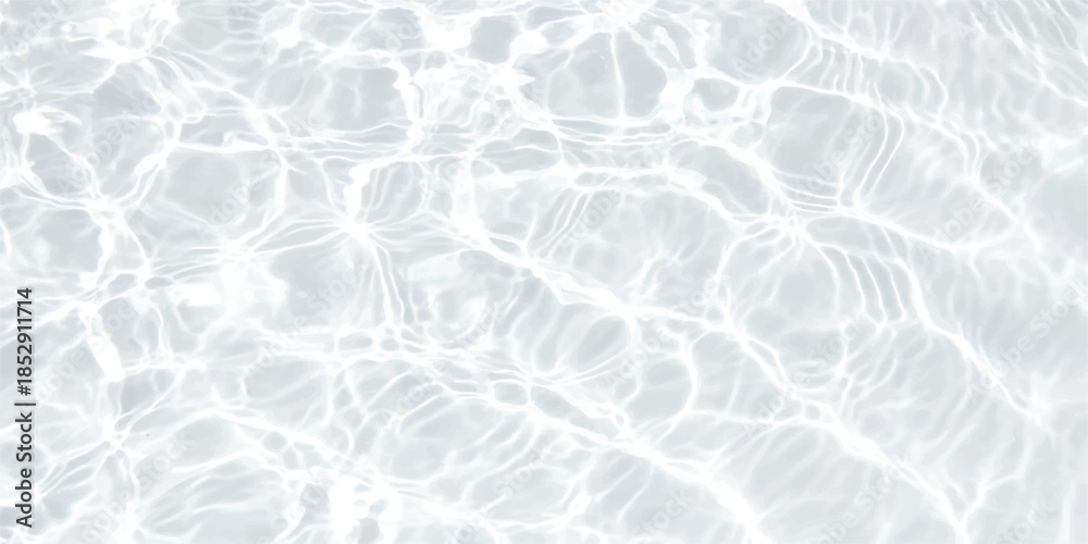Obraz premium Bright abstract pattern of sunlight shimmering on the surface of crystal clear water