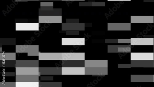 Modern Digital Glitch Background Animation for Video Editing