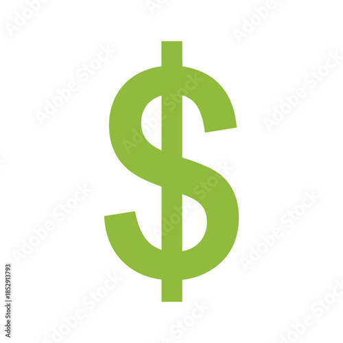 Green dollar sign