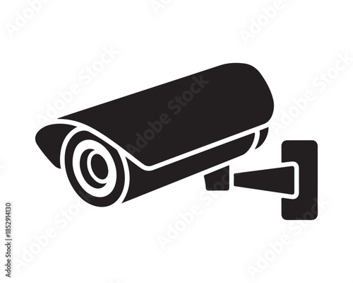 Security camera icon. cctv video surveillance system symbol. security camera sign isolated