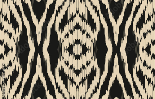 Ethnic abstract ikat art. Aztec ornament print. geometric ethnic pattern seamless  color oriental.  Design for background ,curtain, carpet, wallpaper, clothing, wrapping, Batik, vector illustration.