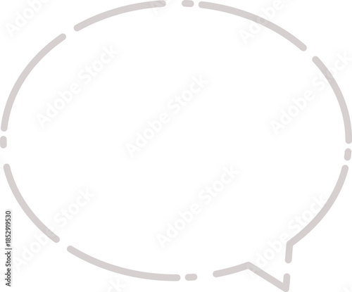 シンプルな白色の吹き出し