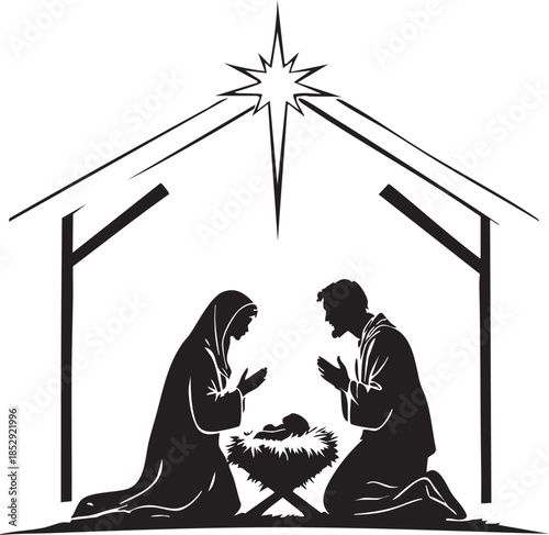 Cartoon vector illustration of a wedding couple showing a man and woman in a sketch art drawing of people in love