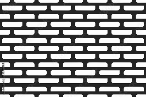 A repeating pattern of rectangular shapes in black and white