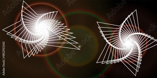 realistic glowing light effect with bright flares, sparkling glares, and shimmering beams. Perfect for sunlight, starlight, fireworks, magic energy, and festive vector designs. Isolated set