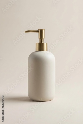Clean cosmetic bottle mockup suitable for branding and advertising
