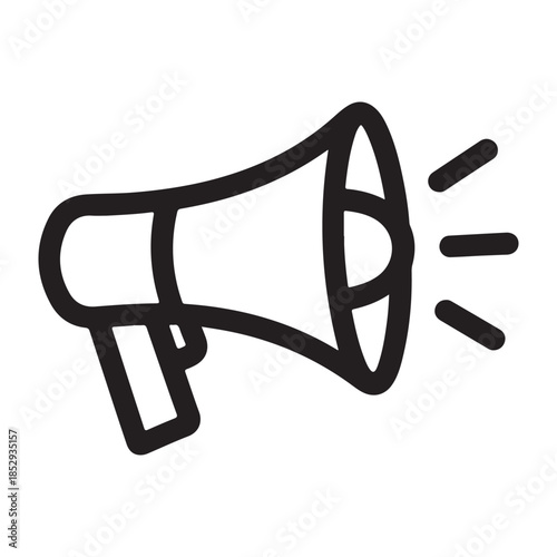 Megaphone icon vector
