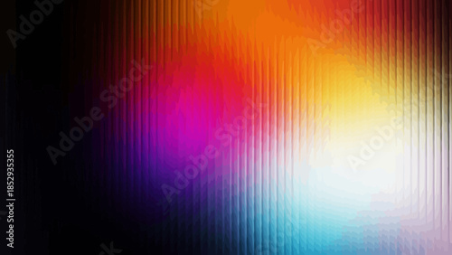 Vibrant vertical spectrum a seamless blend of colorful light and dark shades
